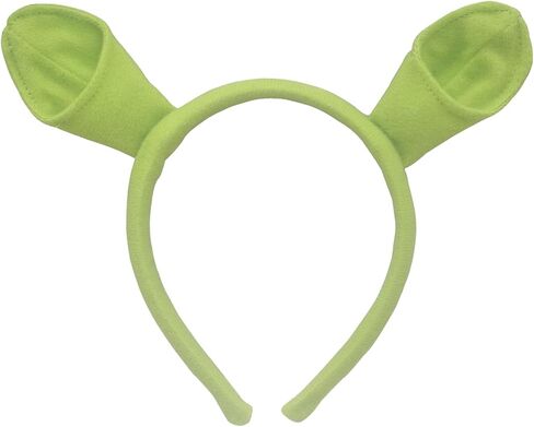 Sheliky Green Ears Headband Halloween Dress up Party Favors Women Men Cosplay Festival Theme Party Costume Accessories in Saudi Arabia
