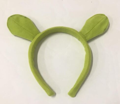 Sheliky Green Ears Headband Halloween Dress up Party Favors Women Men Cosplay Festival Theme Party Costume Accessories in Saudi Arabia