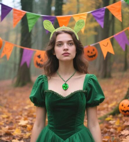Sheliky Green Ears Headband Halloween Dress up Party Favors Women Men Cosplay Festival Theme Party Costume Accessories in Saudi Arabia