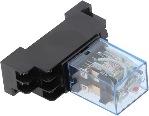 8PIN Coil Power Relay DPDT LY2NJ HH62P HHC68A-2Z with Socket Base AC 24V in Saudi Arabia