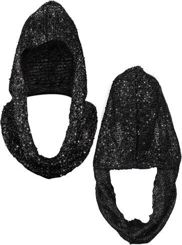 إكسسوارات مهرجان Guayma Rave للنساء ، وشاح رأس Hod Hood Head Halloween Mardi Gras Gear in Kuwait