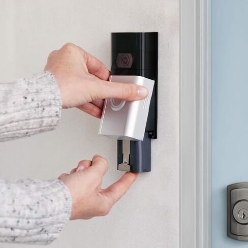 بديل لكاميرا جرس الباب بالفيديو ببطارية جرس الباب 2/3/4/Plus/Pro، لكاميرا الأضواء/الكاميرا اللاصقة/كاميرا ثقب الباب، 3.65 فولت/6040 مللي أمبير/22.046 وات في الساعة (1 × بطارية) in Kuwait