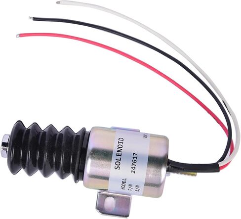 12V Fuel Shutoff Solenoid Valve 208454 Suitable for 302 Diesel Engine for Bobcat 250 in Saudi Arabia