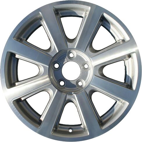 8-Spoke Machined with Silver Pockets 18x7.5 Alloy Factory Wheel | Aluminium Alloy | 5-Lug | Restored to OEM, Compatible with 2007-2010 Lincoln MKX in Saudi Arabia