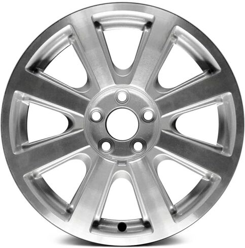 8-Spoke Machined with Silver Pockets 18x7.5 Alloy Factory Wheel | Aluminium Alloy | 5-Lug | Restored to OEM, Compatible with 2007-2010 Lincoln MKX in Saudi Arabia