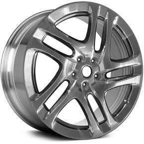 5 Double-Spoke Full Polished 20x7.5 Alloy Factory Wheel - Aluminum Rim | Machined Finish - Compatible with 2014-2015 Infiniti QX60 in Saudi Arabia