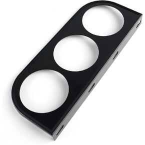 Triple 2-1/16" (52mm) Gauge Pod Cluster – Race-Ready Dash/Roll Cage Mount for Fuel, Nitrous, Volt Gauges in Kuwait