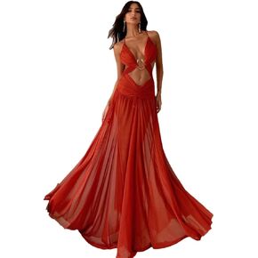 Women Chiffon 2 Piece Sexy Swimsuit Swimwear A-Line Skirt Set Thong Party Dress in Saudi Arabia