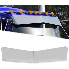 Drop Visor 13 "× 10" لـ Peterbilt 377 378 379 335 386 388 389 Flat Top & Ultra Cab ، 304 Sun Stains Steel Show in Kuwait