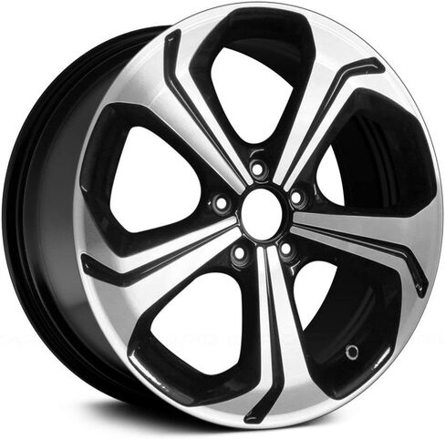 5 سبيك سبيك وبلود 18 × 7.5 عجلات مصنع سبيكة - تم ترميمها إلى OEM | حافة الألومنيوم | 5-lug 47mm إزاحة | متوافق مع 2014-2015 هوندا سيفيك in Saudi Arabia