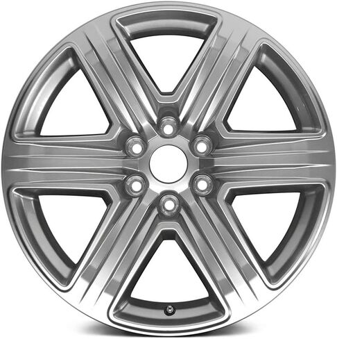 6 سبائك سبائك - 20 × 8.5 الفضة الانتهاء | استعادة إلى OEM | متوافق مع 2018-2021 فورد إكسبيديشن in Saudi Arabia