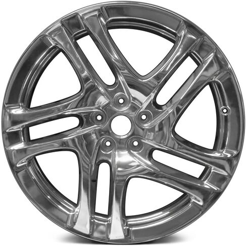 5 Double-Spoke Full Polished 20x7.5 Alloy Factory Wheel - Aluminum Rim | Machined Finish - Compatible with 2014-2015 Infiniti QX60 in Saudi Arabia