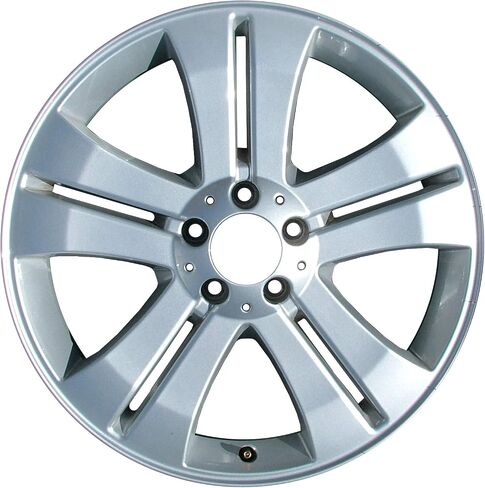 مزدوج 5 سباحة الفضة 19x8.5 سبائك العجلة المصنع - عجلة الألومنيوم الفضية المطلية | 5 Double Spoke - 5 Stud/Lug | تم ترميمه إلى OEM ، متوافق مع فئة Mercedes GL 2007-2009 in Saudi Arabia