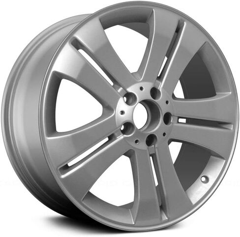 مزدوج 5 سباحة الفضة 19x8.5 سبائك العجلة المصنع - عجلة الألومنيوم الفضية المطلية | 5 Double Spoke - 5 Stud/Lug | تم ترميمه إلى OEM ، متوافق مع فئة Mercedes GL 2007-2009 in Saudi Arabia