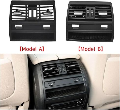 Car Rear Vent Grille Air Conditioning Outlet Panel Assembly Fit For BMW F10 F11 5 Series 520 525 528 530 535 64229158312(Model B) in Saudi Arabia