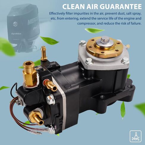 Air Compressor Kit 8M0060051 Compatible for Mercury OptiMax 225 ProXS 250 ProXS Racing 250 XS Racing 300 XS 3.0L DFI Black in Saudi Arabia