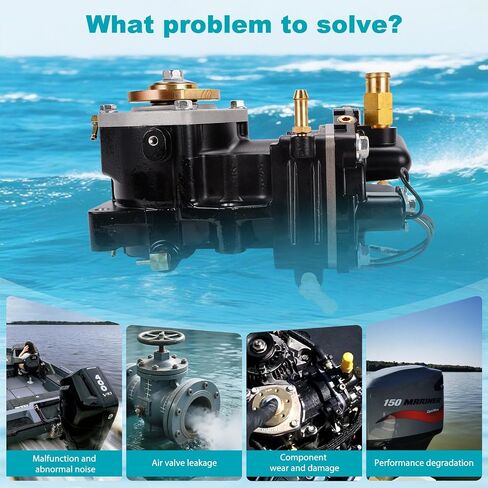 Air Compressor Kit 8M0060051 Compatible for Mercury OptiMax 225 ProXS 250 ProXS Racing 250 XS Racing 300 XS 3.0L DFI Black in Saudi Arabia