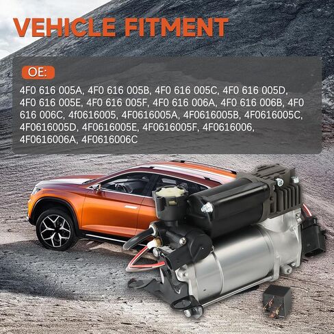 مضخة ضاغط تعليق الهواء 4F0616005E 4F0616005F متوافق مع A6 C6 4F Quattro Allroad 2004-2011 أجزاء ما بعد السوق in Saudi Arabia