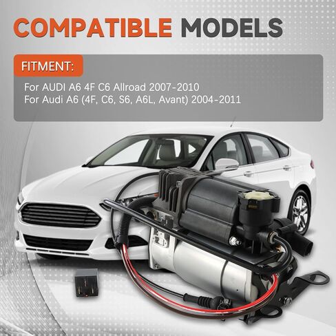 مضخة ضاغط تعليق الهواء 4F0616005E 4F0616005F متوافق مع A6 C6 4F Quattro Allroad 2004-2011 أجزاء ما بعد السوق in Saudi Arabia