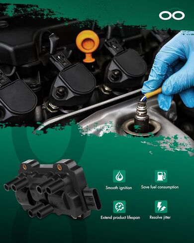 SCITOO Ignition Coils Fit for Ford F-150 M-ustang Freestar Taurus for Mazda Mercury B3000 Sable Monterey Automobiles OE Numbers DG485 C1312 FD498 in Kuwait