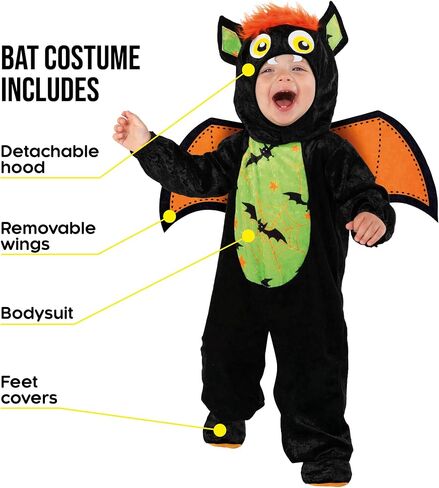 Morph Baby Bat Costume, Toddler Bat Costume, Baby Halloween Costumes, Halloween Costumes For kids in Saudi Arabia