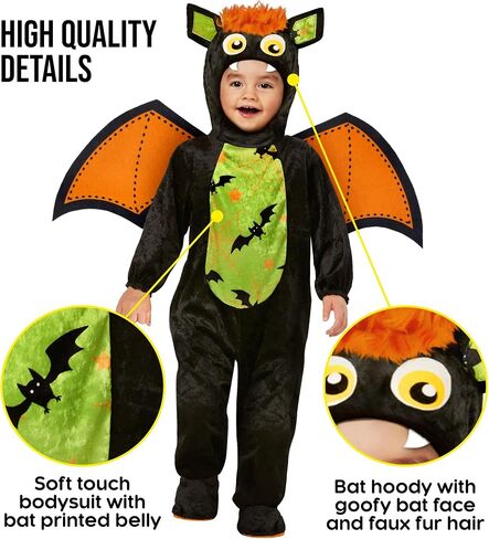 Morph Baby Bat Costume, Toddler Bat Costume, Baby Halloween Costumes, Halloween Costumes For kids in Saudi Arabia