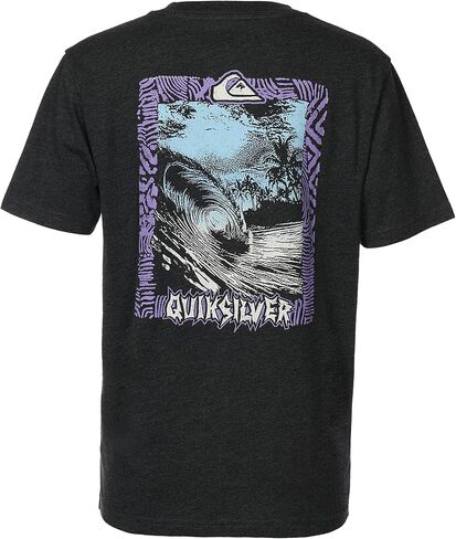 Quiksilver Boys' Short Sleeve Logo Graphic T-Shirt, Soft & Comfortable, Regular Fit in Saudi Arabia