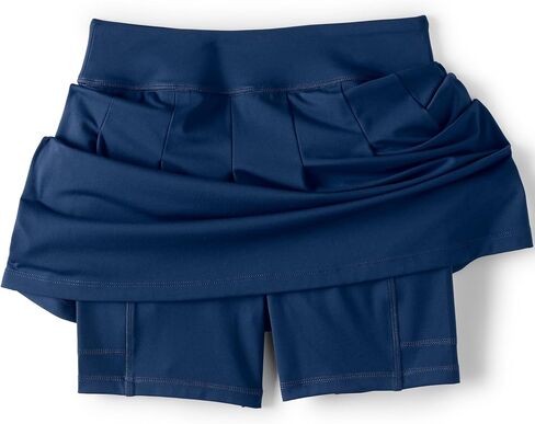 Lands' End Women's Active High Impact High Rise Pleated Skort in Saudi Arabia