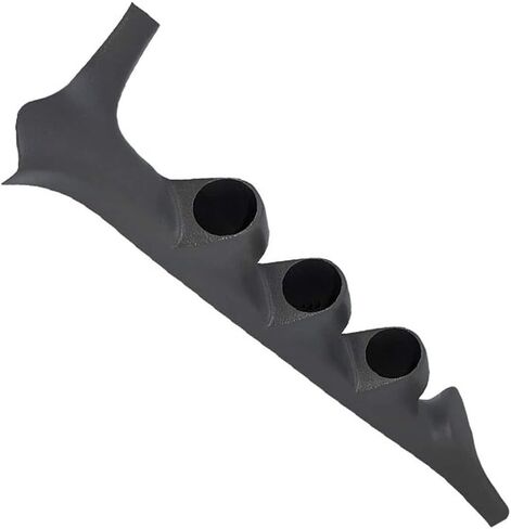 Glowshift Gray Triple Pare Gauge Pod متوافق مع Ford F-Series F-250 F-350 Power Stroke 1992-1997-MACTORY COLLENT-ABS Plastic-UV محمية-حوامل (3) 2-1/16 "(52 مم) مقاييس in Saudi Arabia