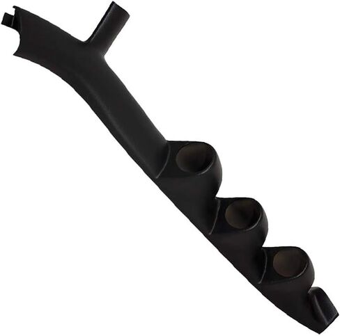 Glowshift Black Triple Gwage Gauge Pod متوافق مع Ford Mustang GT Hardtop 1987-1993-ABS Plastic-Mounts (3) 2-1/16 "(52mm) مقاييس إلى A-Pillar للمركبة in Kuwait