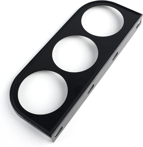 Triple 2-1/16 "(52 مم) Gauge Pod Cluster-Race Dash/Roll Cage Mount للوقود ، مقاييس النيتروز ، فولت in Kuwait