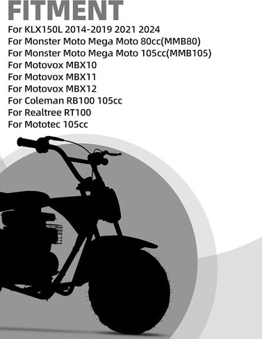 Kickstand with Spring for Mini Bike Monster Mega Moto MMB80 MMB105 ، Coleman RB100 105CC ، Motovox MBX10 MBX11 in Saudi Arabia