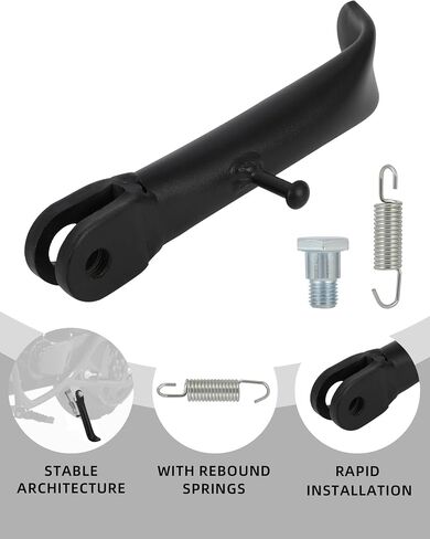 Kickstand with Spring for Mini Bike Monster Mega Moto MMB80 MMB105 ، Coleman RB100 105CC ، Motovox MBX10 MBX11 in Saudi Arabia