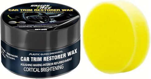 Ultimate Car Plastic and Trim Restorer-العودة إلى الأسود يستعيد تقليمًا باهتًا ، وحماية للأشعة فوق البنفسجية ، والطلاء الخزفي طويل الأمد ، وصيغة غير دهنية للداخلية والخارجية in Kuwait