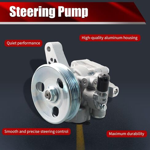 Power Steering Pump 34430SC012 with Pulley Compatible with Subaru Forester 2011-2013 2.5L H4 Replaces 21-607 34430SC010 34430SC011 in Saudi Arabia