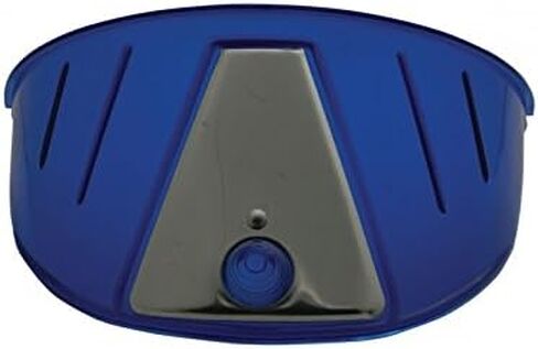 United Pacific C2001B Blue Headlight Visor with Stainless Steel Accent Plate, Fits 7" Headlights – ONE Set (Pack of 2) in Saudi Arabia