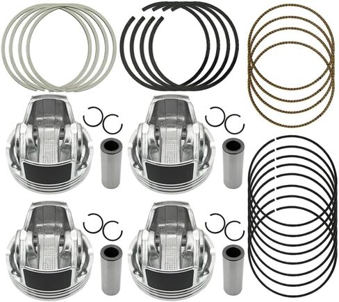 STD Main Rod Bearing & Engine Piston & Piston Rings Kit Fit for 2011-2020 Chevy Sonic Cruze Limited 1.8L, Replace 55568638,93184596 in Saudi Arabia