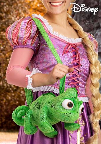Disney Tangled Pascal Costume Companion - Officially Licensed Plush, Adjustable Shoulder Strap, Zipper Pocket in Saudi Arabia