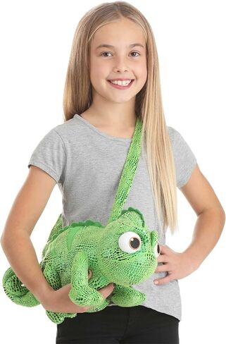 Disney Tangled Pascal Costume Companion - Officially Licensed Plush, Adjustable Shoulder Strap, Zipper Pocket in Saudi Arabia
