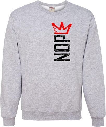 Go All Out Nope Crown No Kings Mens Sweatshirt Crewneck in Saudi Arabia