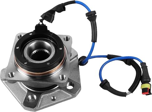 515096 4WD Front Wheel Bearing Hub Assembly 6 Lugs w/ABS 1Pcs Fits for 07-14 Chevy Avalanche/Silverado 1500, Cadillac Escalade, GMC Sierra 1500/ Yukon Replace OE 515096 in Kuwait