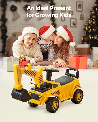 VEVOR Ride On Push Car للأطفال الصغار، الذين تتراوح أعمارهم بين 19 شهرًا فما فوق، ركوب المتسابق، الجلوس للوقوف على لعبة ركوب الأطفال الصغار، ركوب الأطفال على السيارة مع توجيه الموسيقى، تخزين القرن وتحت المقعد، لعبة الركوب للأولاد والبنات in Saudi Arabia