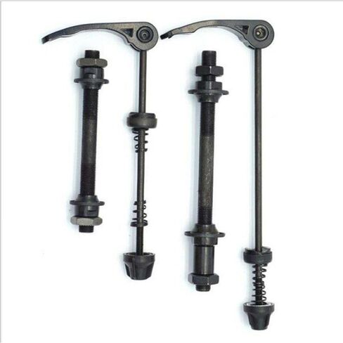 1 Set Quick Release Skewers Compatible with MTB Bikes Front Rear Axles with 25mm 1/4 Hub Bearings Compatible with 6 7 8 Speed Bicycles Universal Bike Parts Tools in Saudi Arabia