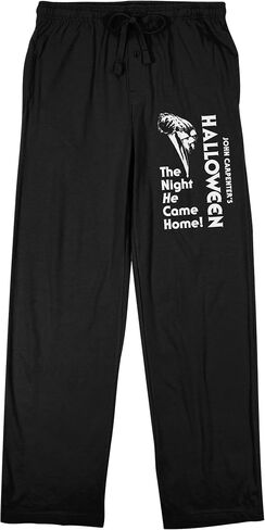 John Carpenter's Halloween Logo on Black Adult Sleep Pant in Saudi Arabia