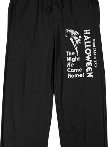 John Carpenter's Halloween Logo on Black Adult Sleep Pant in Saudi Arabia