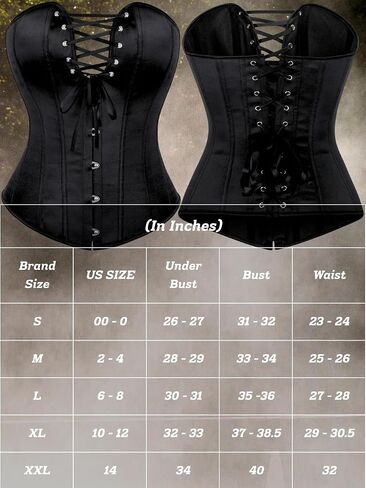Women's Satin Criss-Cross Corset, Front Hook & Lace-Up Back for Body Shaping, Renaissance Steampunk Gothic in Saudi Arabia