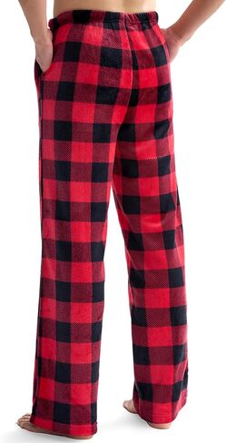الضحك Getup Mens Pajama Pants Soft Flannel Fleece Pajama Bottoms Sleep & Lounge مع جيوب ورباط in Kuwait