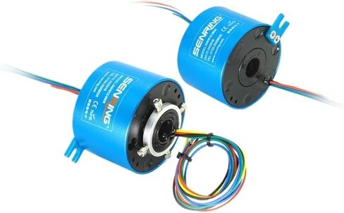 1PCS Ac generator used slip ring 6 circuits signal/2A of through bore slip ring 12.7mm (0.5') in Saudi Arabia