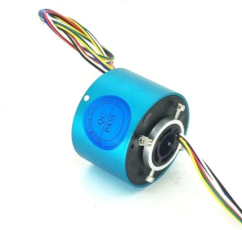1PCS Ac generator used slip ring 6 circuits signal/2A of through bore slip ring 12.7mm (0.5') in Saudi Arabia