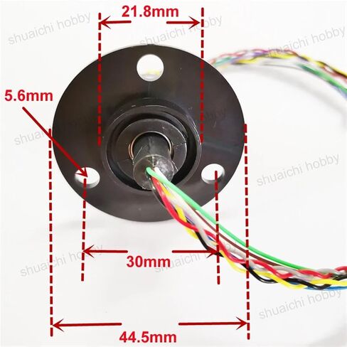 1PC 2A 10 Channels Wires Slip Ring Cap Slipring Rotary Conductive Joint Connector Electric Collect Ring for DIY RC in Saudi Arabia